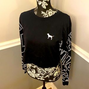 Victoria’s Secret Pink l Black l Small l Crop